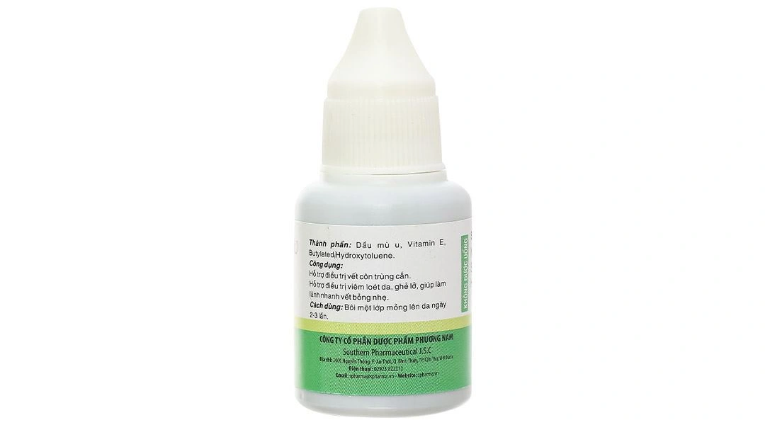 Dầu mù u SPharma làm dịu da, lành nhanh vết bỏng chai 15ml - 8
